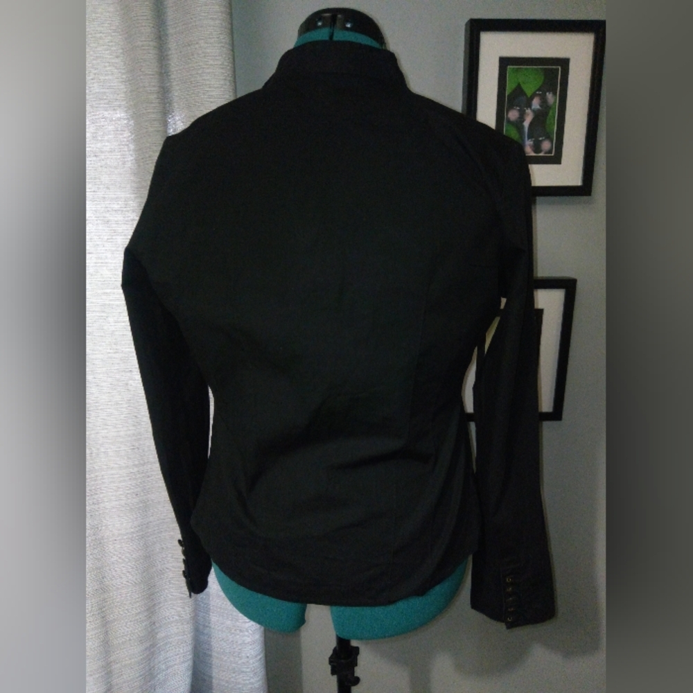 Vintage Buffalo David Bitton Long Sleeved Snap Button Shirt in Black Sz M - Picture 10 of 12
